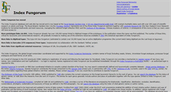 Desktop Screenshot of indexfungorum.org