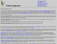 Tablet Screenshot of indexfungorum.org